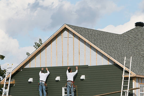 Professional Storm Damage Siding Repair technician working in Branchville, VA